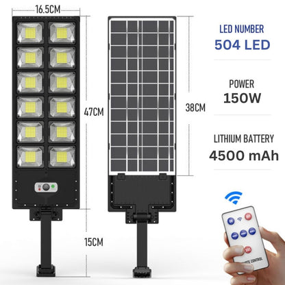 150W - Solar Street Light 15000 Lumens