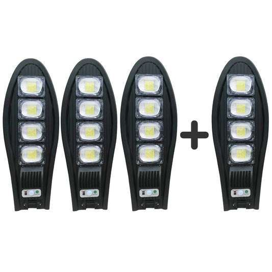 3X + 1X Solar Street Lamp - Cobra 5000 Lumens