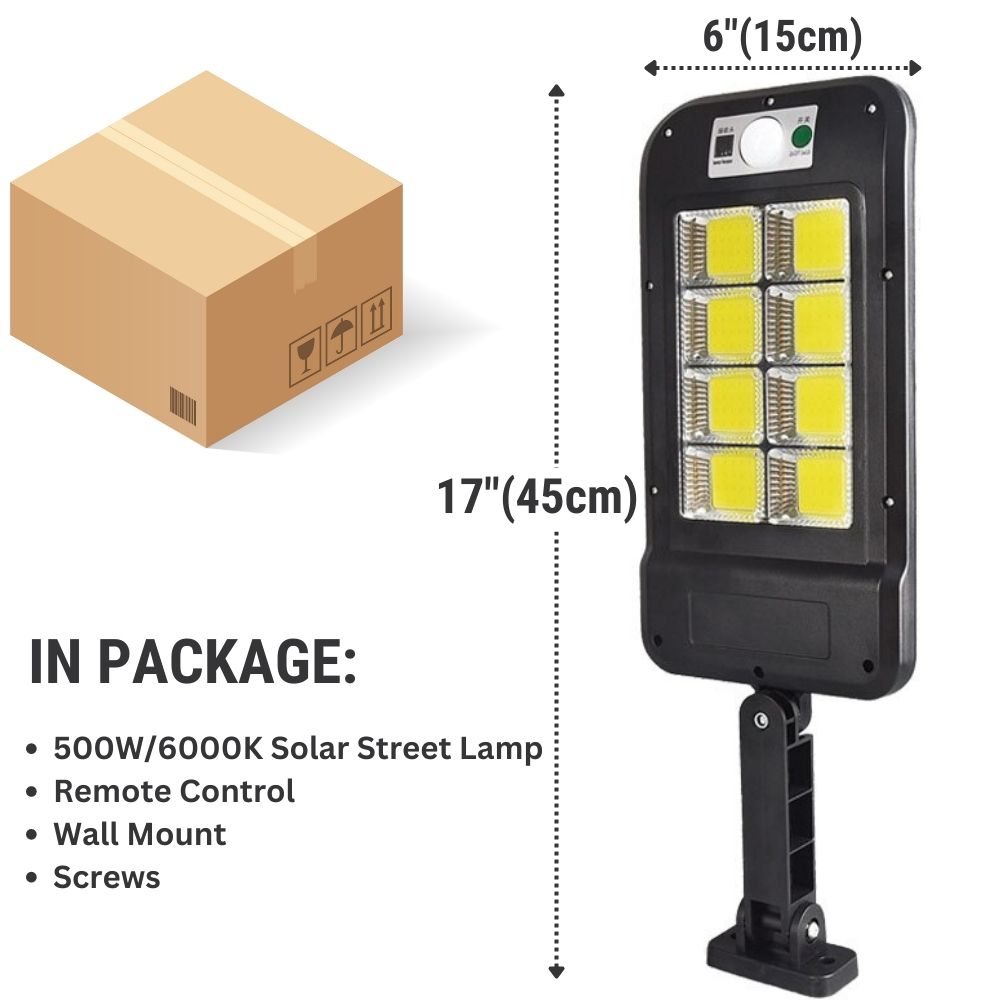 Solar Street Lamp - 500W/6000K