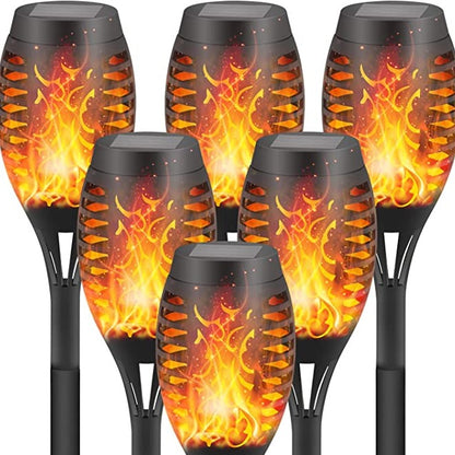 Solar Outdoor Flame Lights