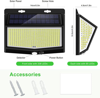 468 LED - Solar Wall Lights