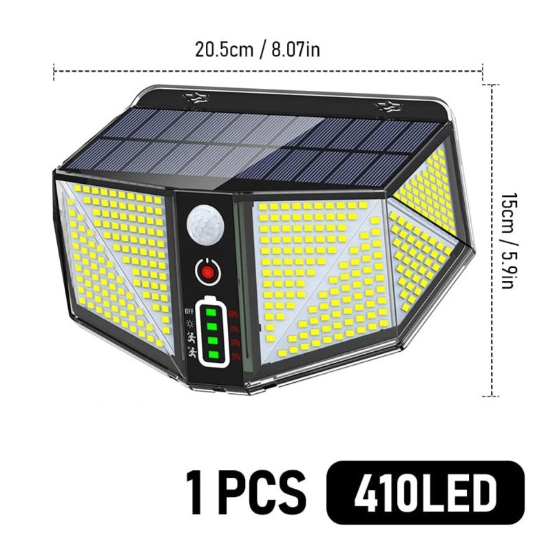 2800 Lumens - Solar Wall Lamp