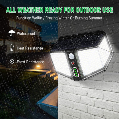 2800 Lumens - Solar Wall Lamp