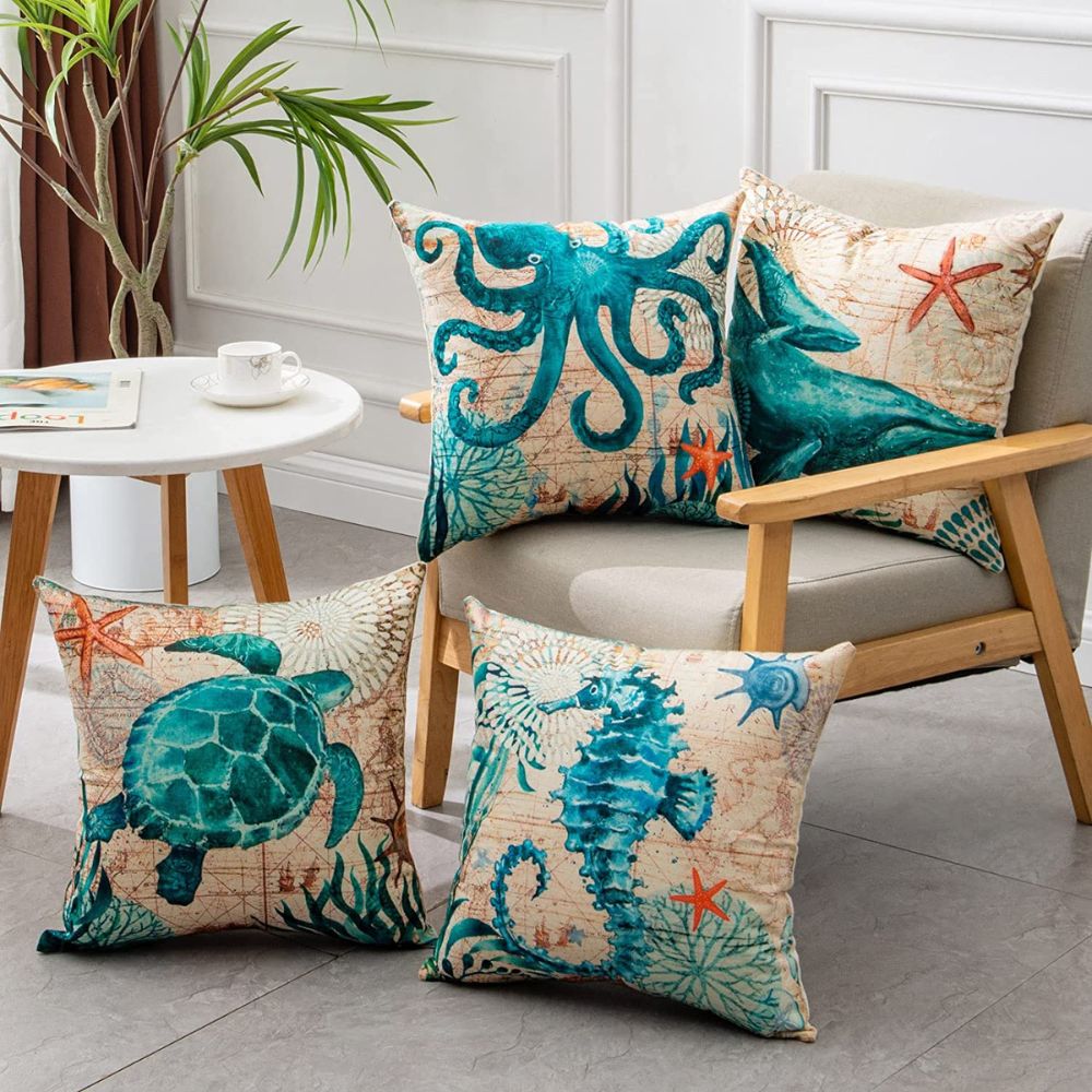 Ocean Art Cushion Covers