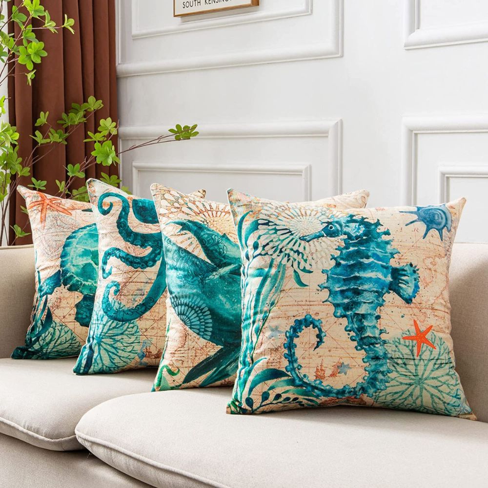 Ocean Art Cushion Covers