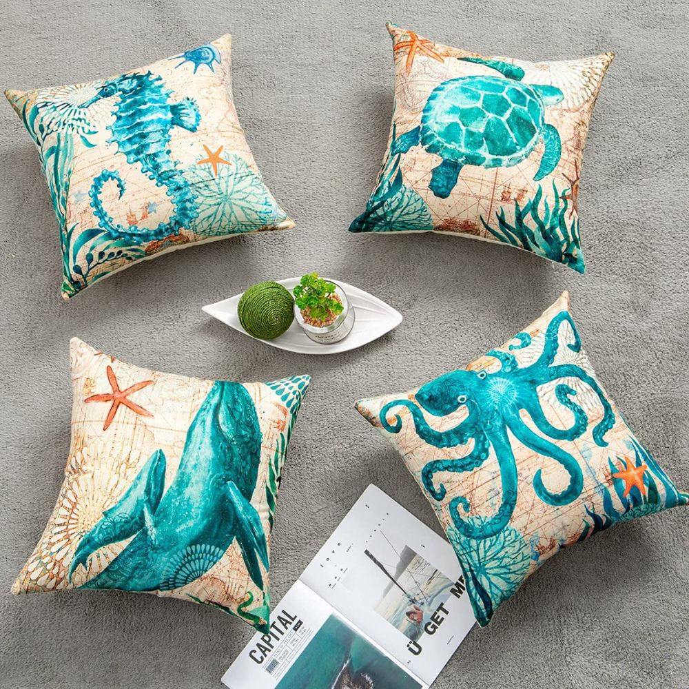 Ocean Art Cushion Covers