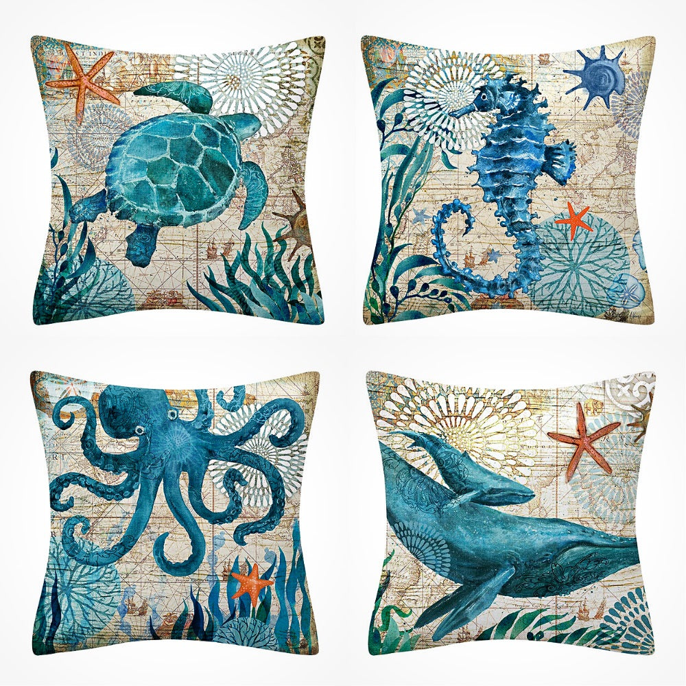 Ocean Art Cushion Covers