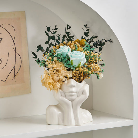 Face Flower Vase