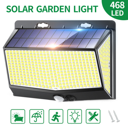 468 LED - Solar Wall Lights